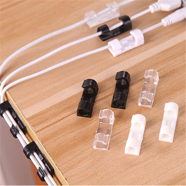 Finisher wire clamp-Transparent-20 pieces-Nora Luxe