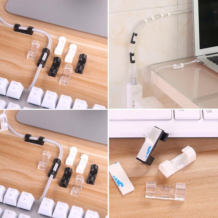 Finisher wire clamp-Transparent-20 pieces-Nora Luxe