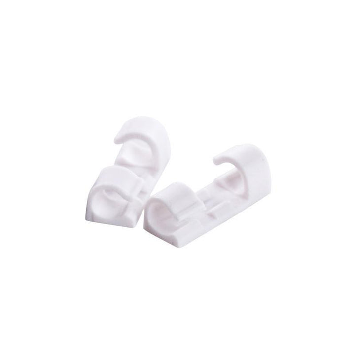 Finisher wire clamp-White-20 pieces-Nora Luxe