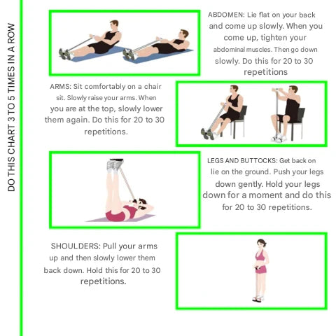 Fitness Resistance Band - FlexoTrainer-Purple-Nora Luxe