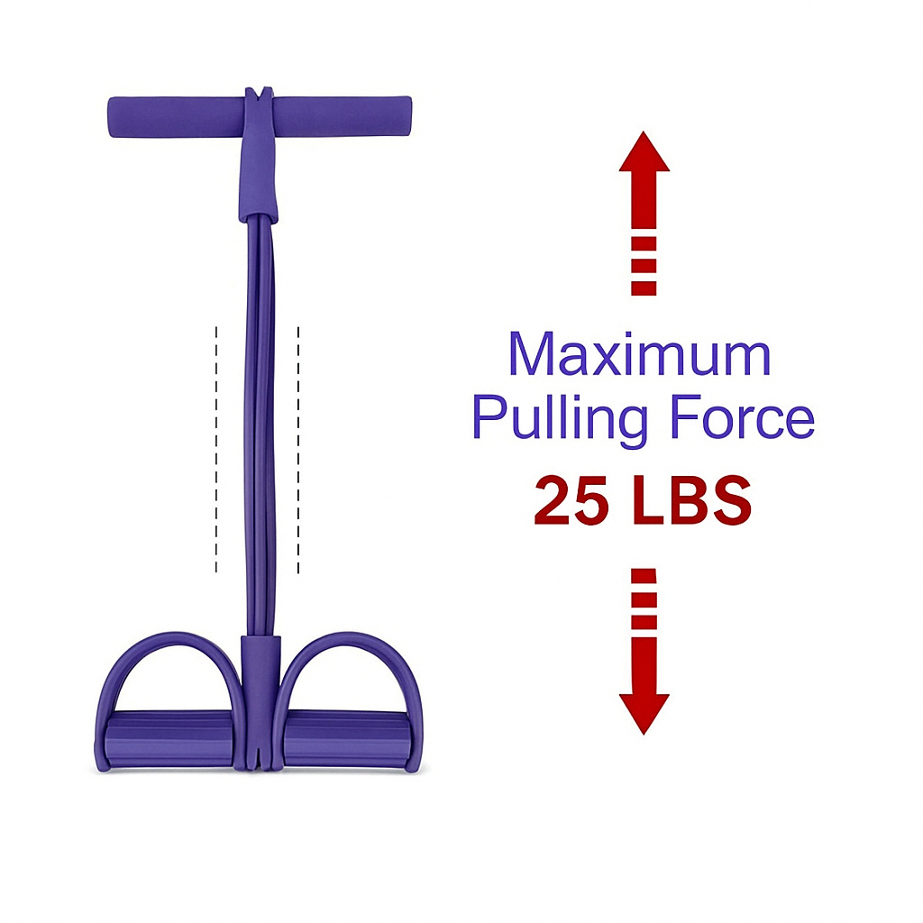 Fitness Resistance Band - FlexoTrainer-Purple-Nora Luxe