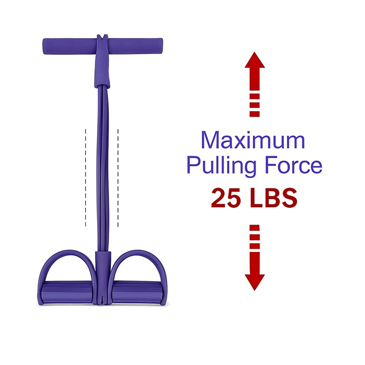 Fitness Resistance Band - FlexoTrainer-Purple-Nora Luxe