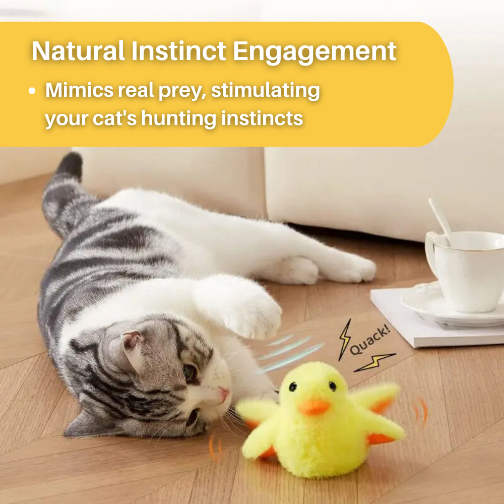 Flapping Duck Toy for Cats - DuckDash™ (1+1 FREE)-Nora Luxe
