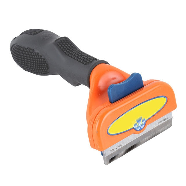 Flea Comb for Dogs and Cats - FleaFree Deluxe-Orange-Nora Luxe