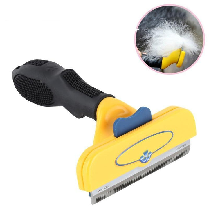 Flea Comb for Dogs and Cats - FleaFree Deluxe-Yellow-Nora Luxe