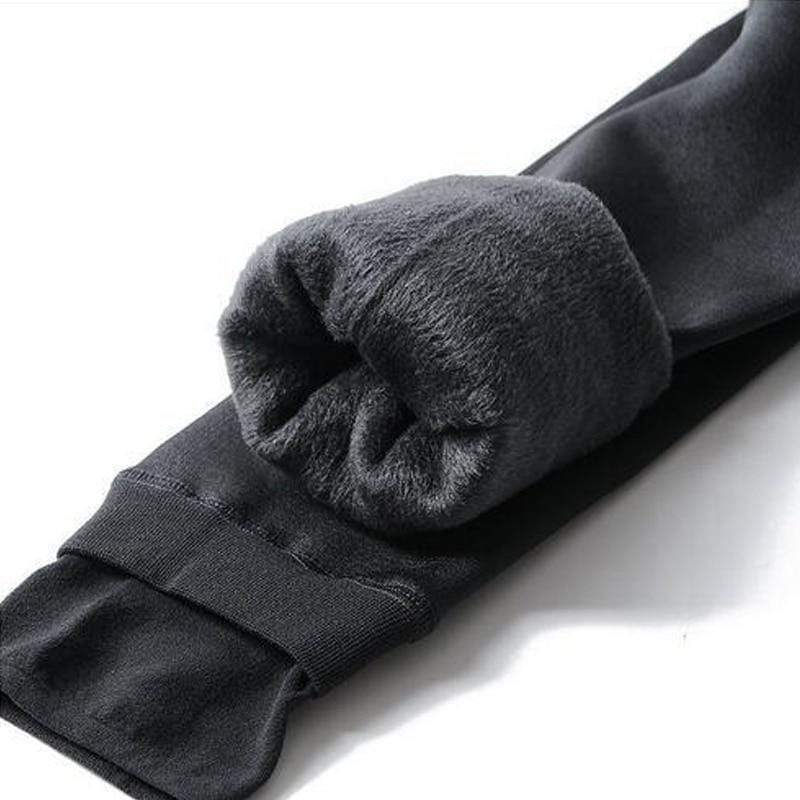Fleece Lined Winter Leggings - Elsa-Gray-S-Nora Luxe