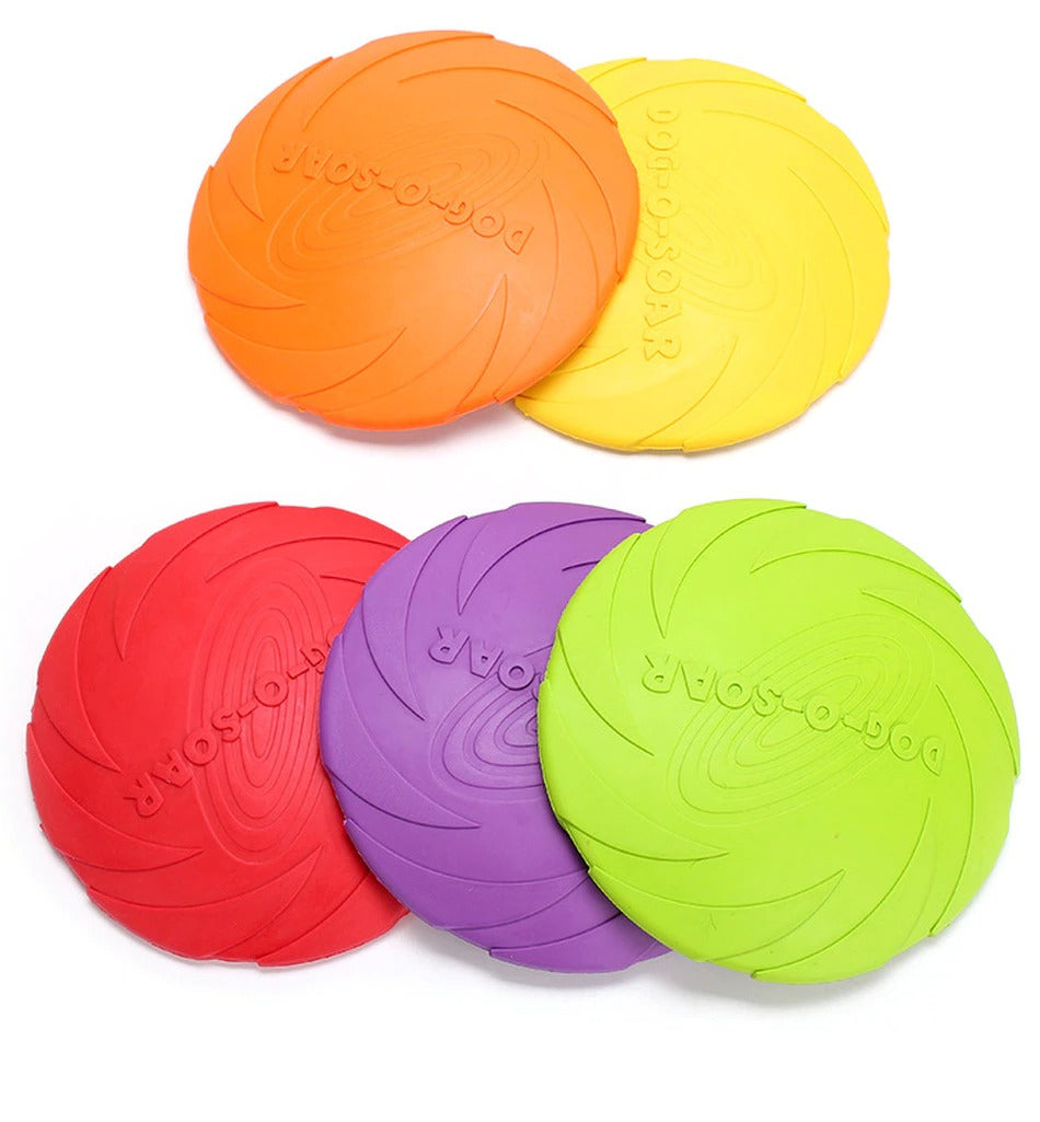 Flexible Dog Frisbee - FlexiFling (1+1 FREE)-Red-S - 5.91 IN Ø-Nora Luxe
