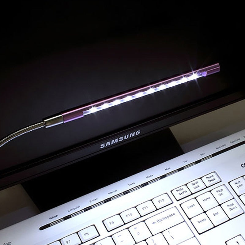 Flexible LED Keyboard Light - LumoBeam-Black-Nora Luxe