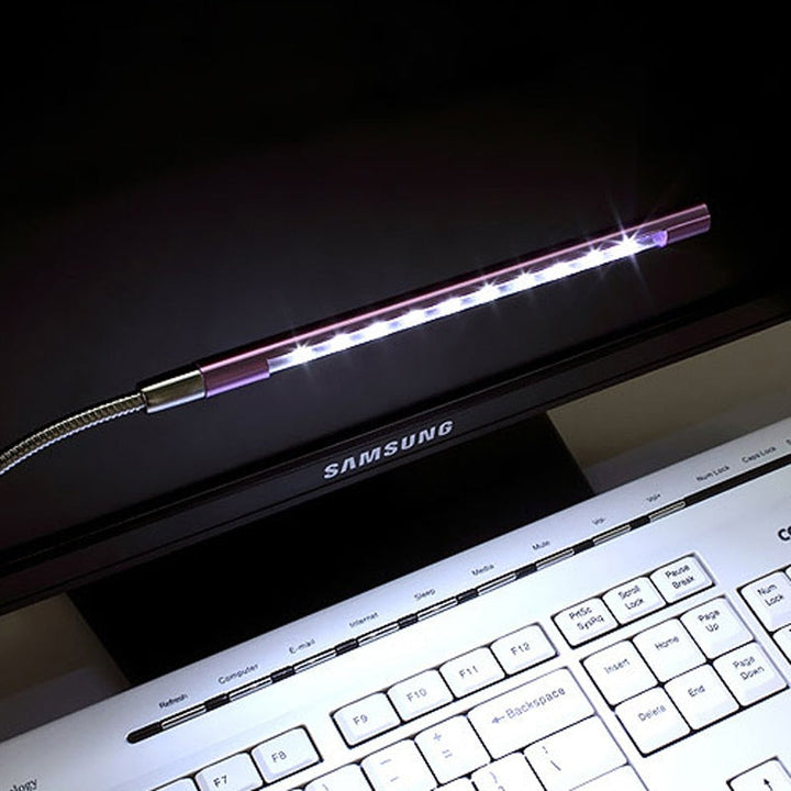 Flexible LED Keyboard Light - LumoBeam-Black-Nora Luxe