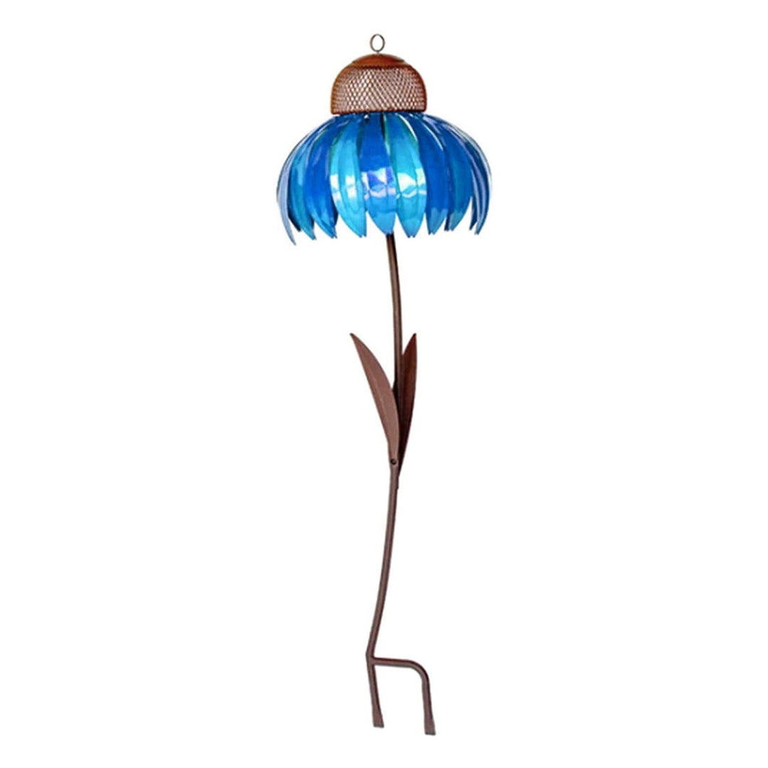 Flower-shaped Bird Feeder - FloraFeeder-Red-Nora Luxe