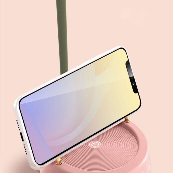 Flower-Shaped Desk Lamp - LumaPetal-Pink-Nora Luxe