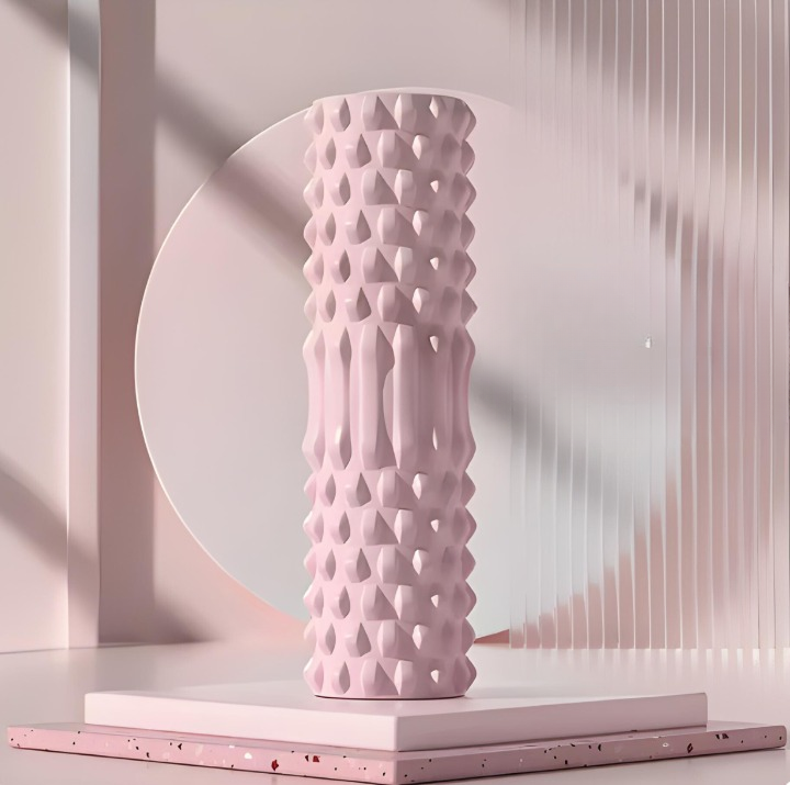 Foam Massage Roller - MuscleRelief-Pink-Nora Luxe