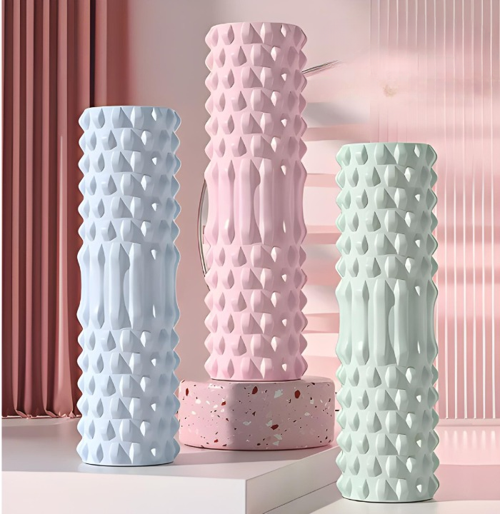 Foam Massage Roller - MuscleRelief-Pink-Nora Luxe
