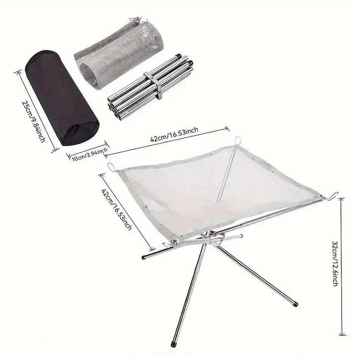 Foldable Campfire Stand - FireFlex-Nora Luxe