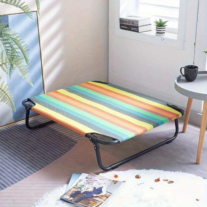 Foldable Dog Stretcher - TravelBuddy-Rainbow-S-Nora Luxe