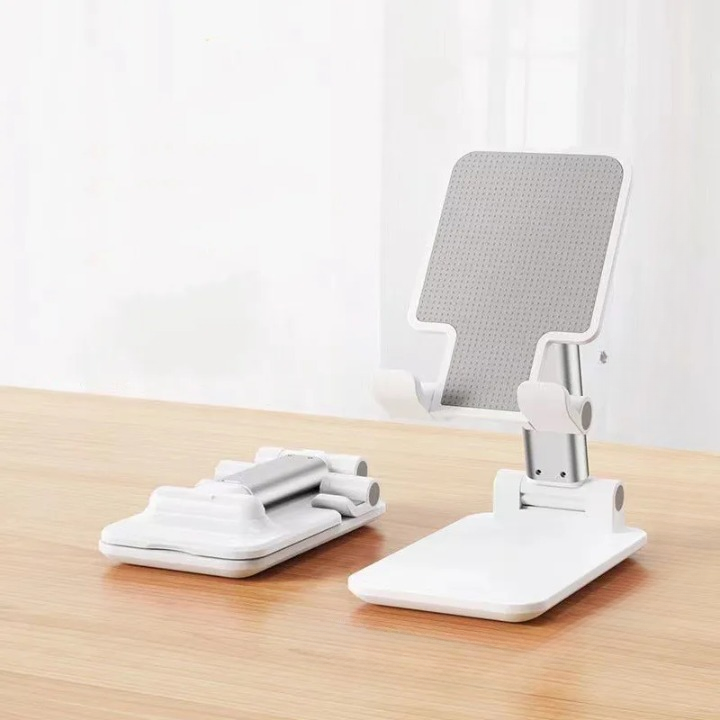 Foldable Phone and Tablet Holder - FlexStand-White-Nora Luxe
