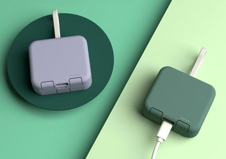 Foldable Power Bank - FoldCharge-Green-Nora Luxe