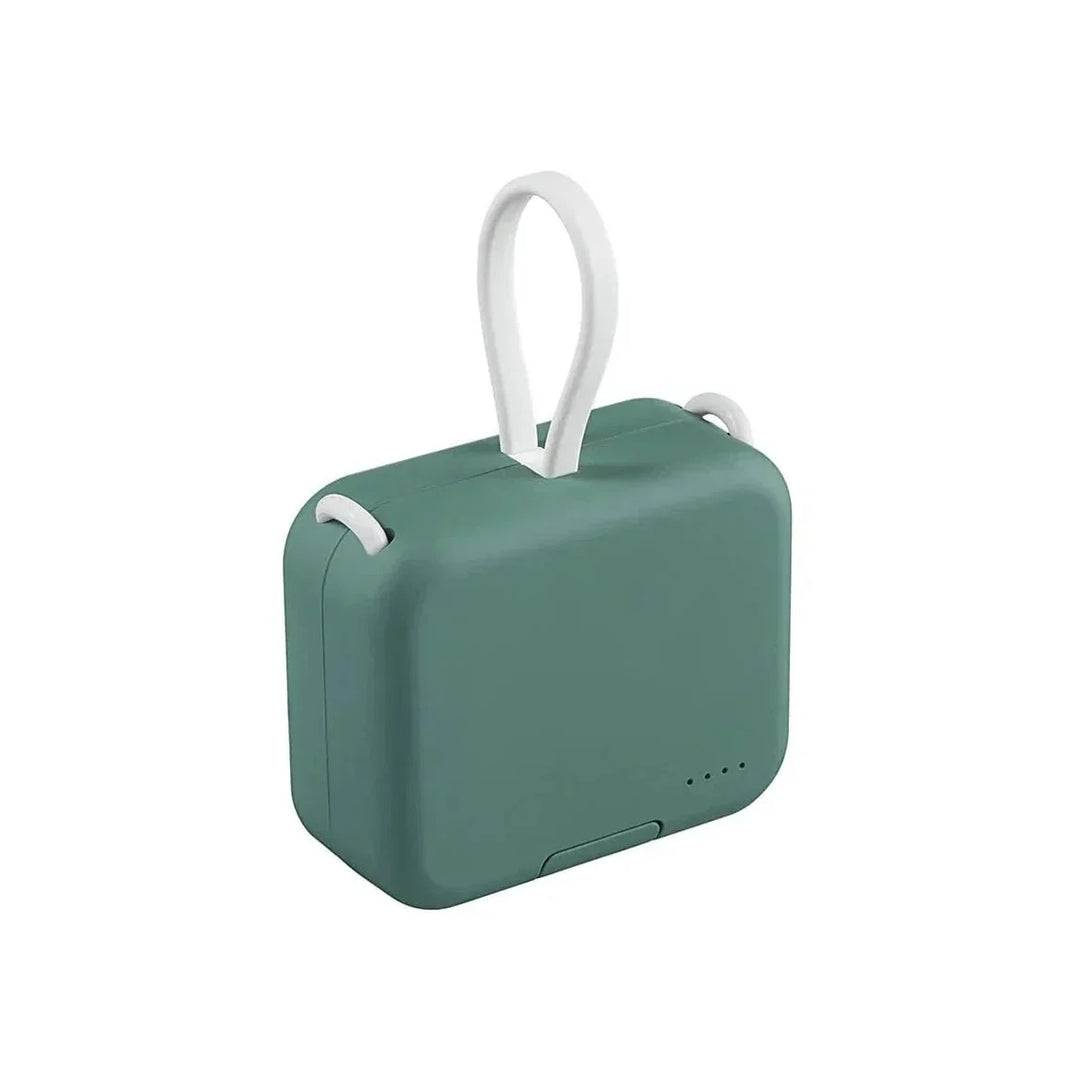 Foldable Power Bank - FoldCharge-Green-Nora Luxe