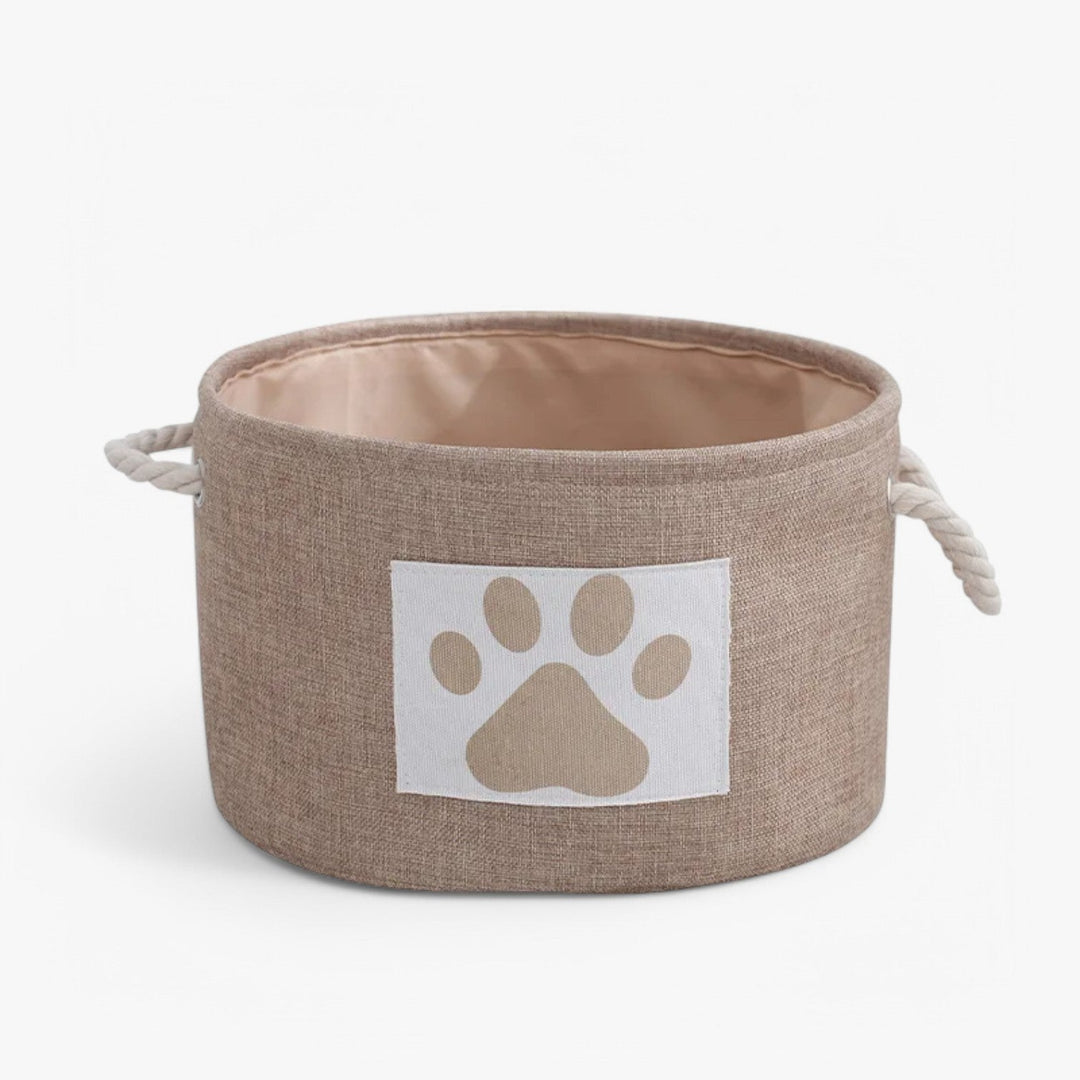Foldable Toy Basket with Rope Handle – Livia-The Livary