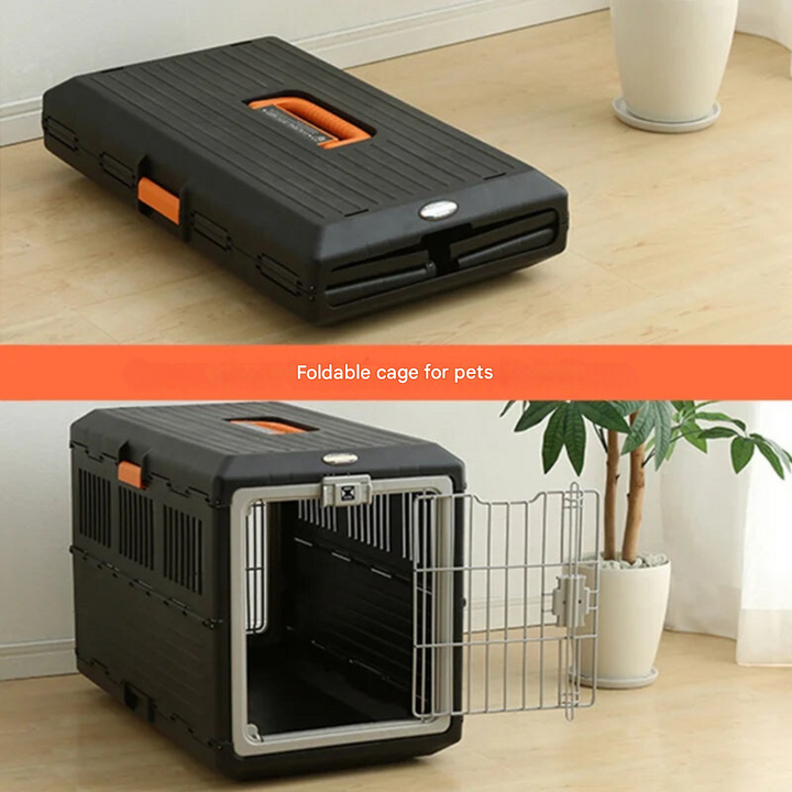 Foldable Travel Basket for Dogs and Cats - PetVoyager-Less than 12 kg-Nora Luxe