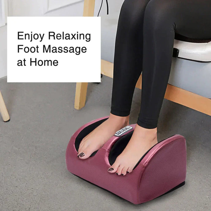 Foot massager with Shiatsu massage and heat function - SootheStep-Black-Nora Luxe