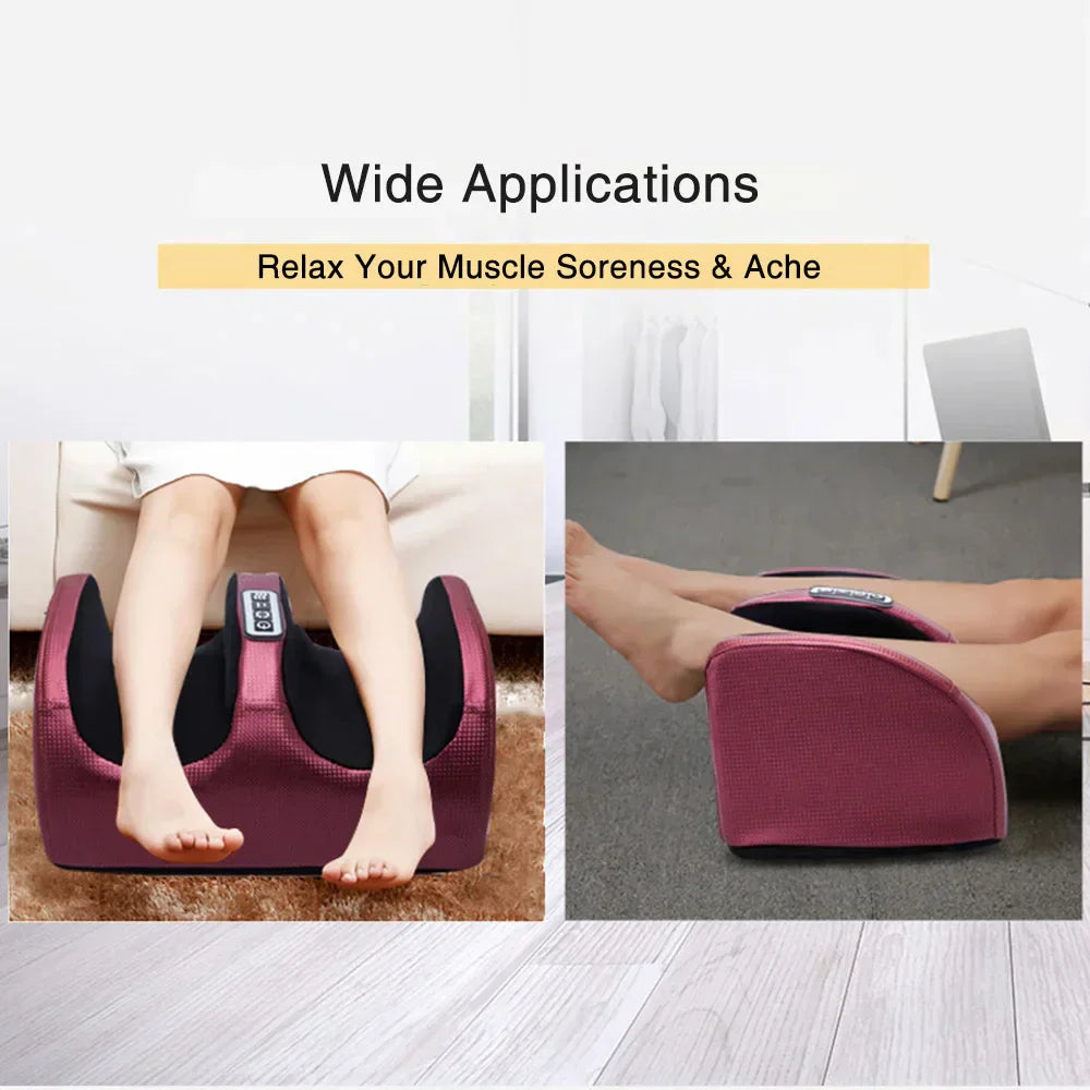Foot massager with Shiatsu massage and heat function - SootheStep-Black-Nora Luxe