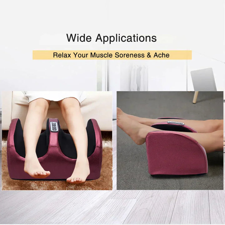 Foot massager with Shiatsu massage and heat function - SootheStep-Black-Nora Luxe