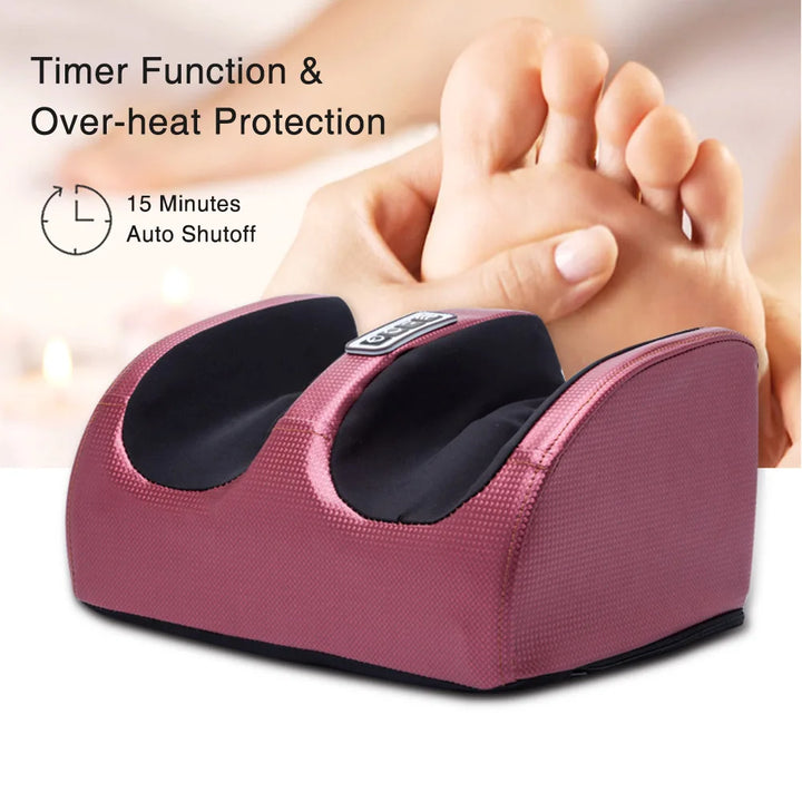 Foot massager with Shiatsu massage and heat function - SootheStep-Black-Nora Luxe