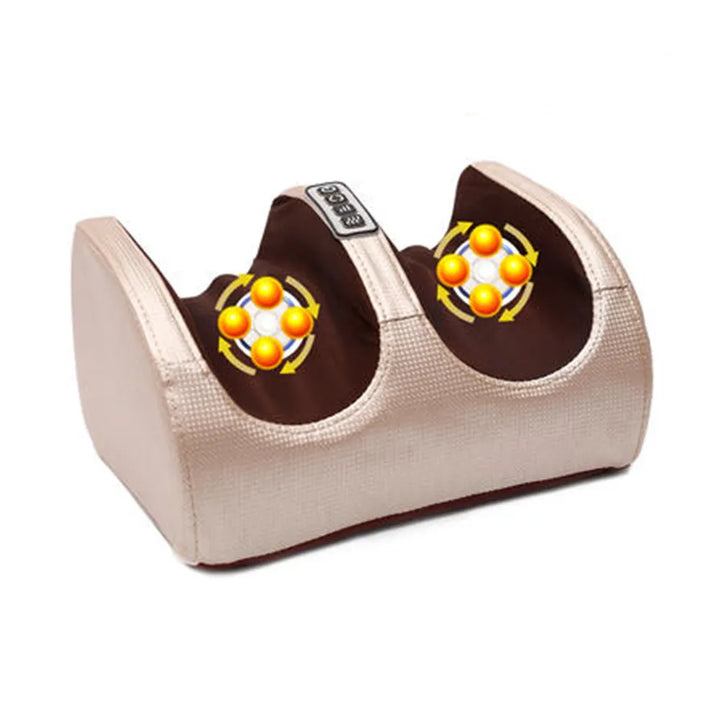 Foot massager with Shiatsu massage and heat function - SootheStep-Gold-Nora Luxe