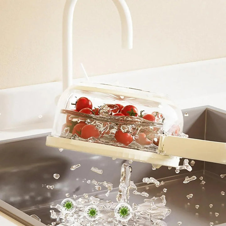 Fruit and Vegetable Storage Container - FreshSeal-White-Nora Luxe