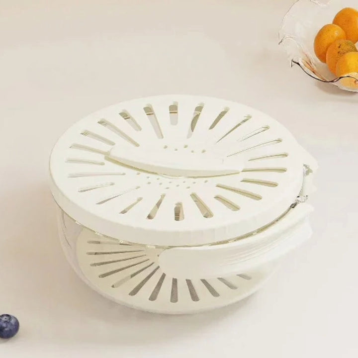 Fruit and Vegetable Storage Container - FreshSeal-White-Nora Luxe