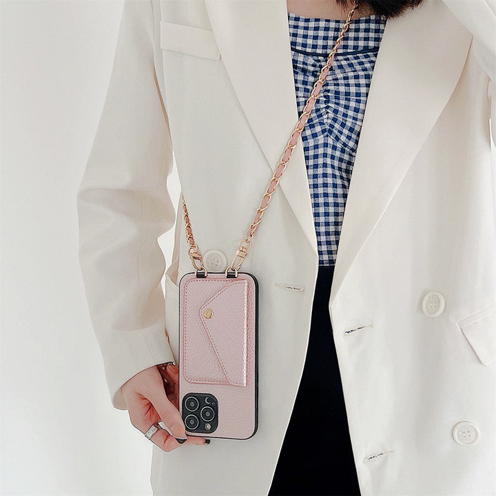 Functional iPhone Case with Wallet - Celeste-Pink-iPhone 7-Nora Luxe