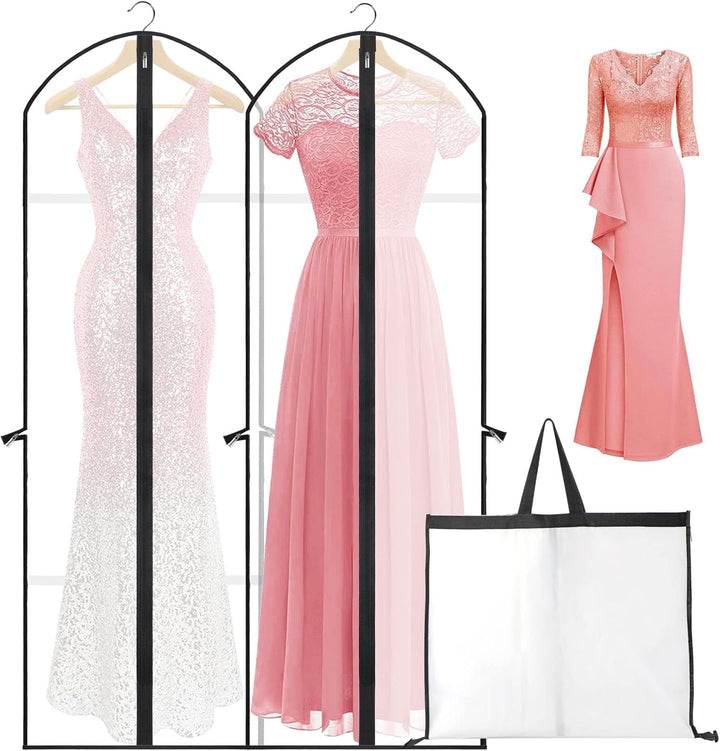 Extra-Long Dress & Gown Garment Bag – 71" (180.34 cm)Protective Covers with Handles