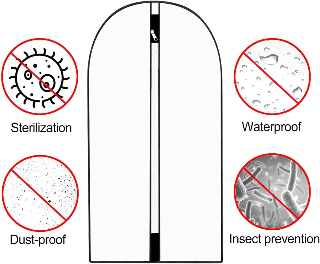 Extra-Long Dress & Gown Garment Bag – 71" (180.34 cm)Protective Covers with Handles