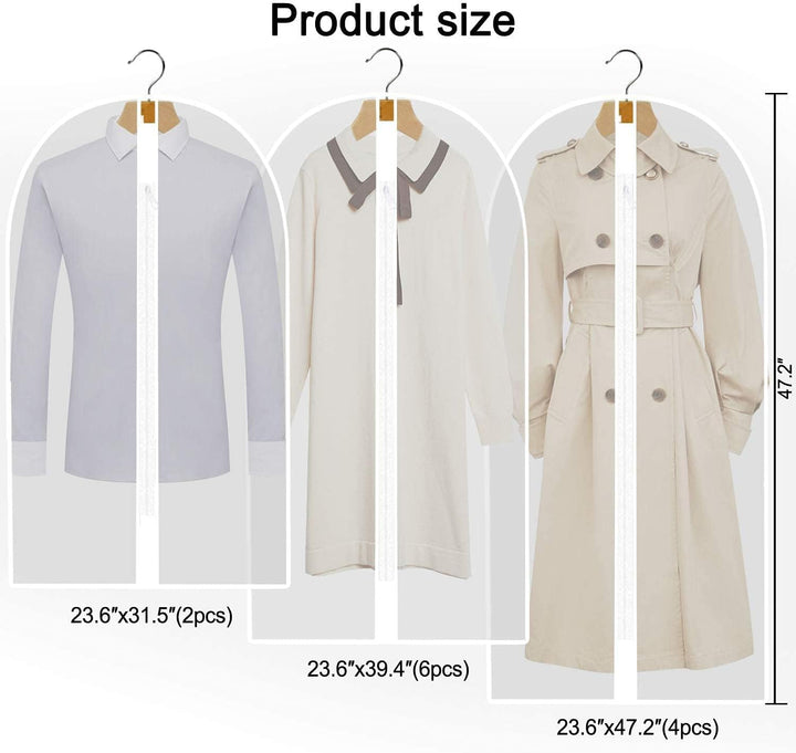 Extra-Long Dress & Gown Garment Bag – 71" (180.34 cm)Protective Covers with Handles