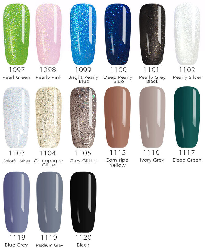 GEL NAIL VARNISH UV LED – LUXURY COLORS 0.41 fl oz-1001-Nora Luxe