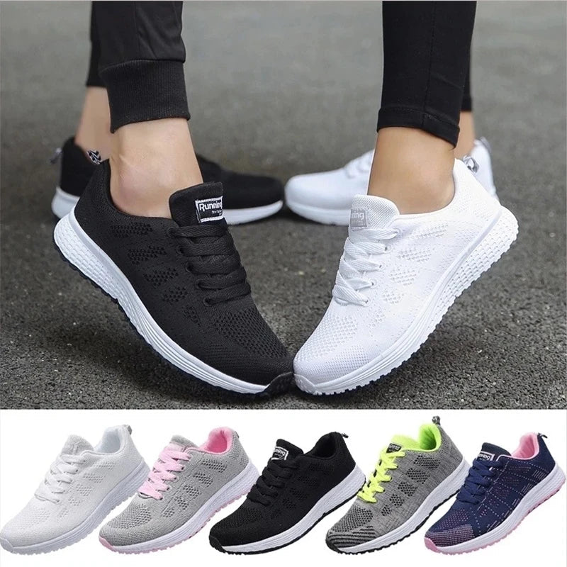 GlideFit Comfort | Casual Orthopaedic Women's Running Shoe-Black-4.5-Nora Luxe