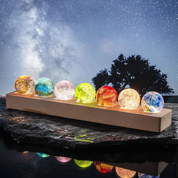 Glowing Cosmic Crystals - AstroGlow Orbs-Rectangle-Nora Luxe