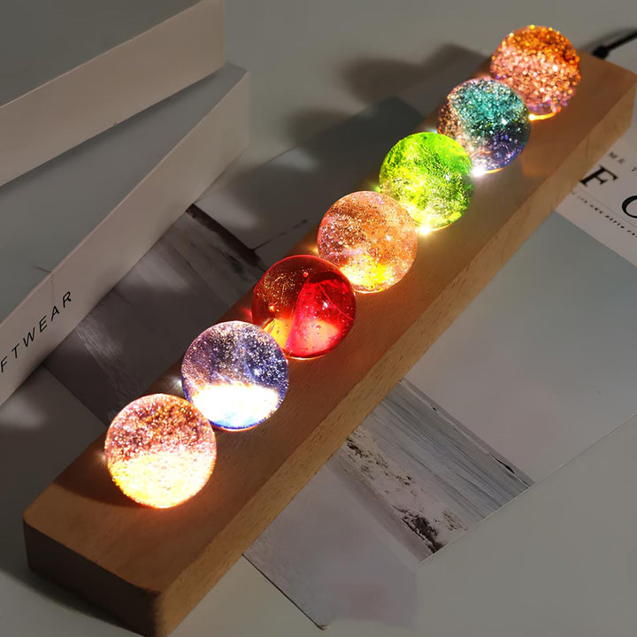 Glowing Cosmic Crystals - AstroGlow Orbs-Rectangle-Nora Luxe