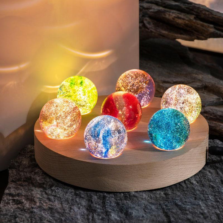Glowing Cosmic Crystals - AstroGlow Orbs-Rectangle-Nora Luxe