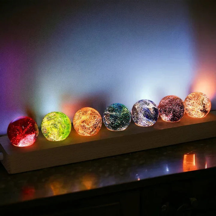 Glowing Cosmic Crystals - AstroGlow Orbs-Rectangle-Nora Luxe