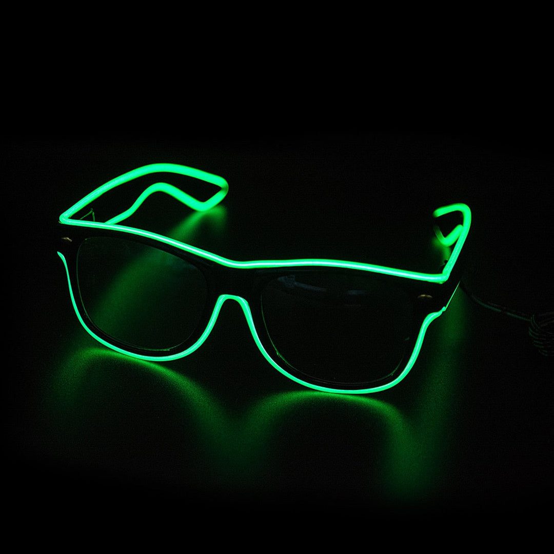 Glowing Neon Glasses - LumaGlow-Blue-Nora Luxe