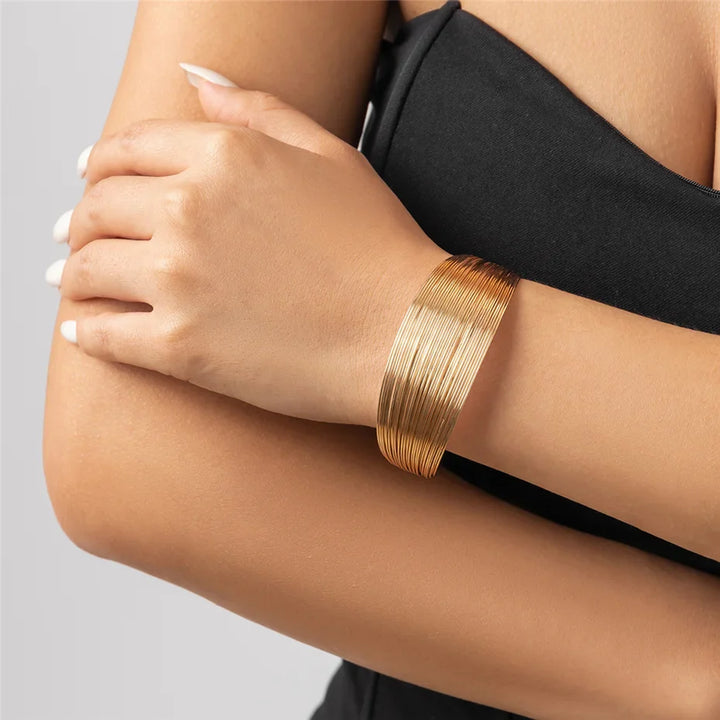 Gold Multi-Strand Bracelet | Women's Jewellery Accessory-GOLD-Nora Luxe