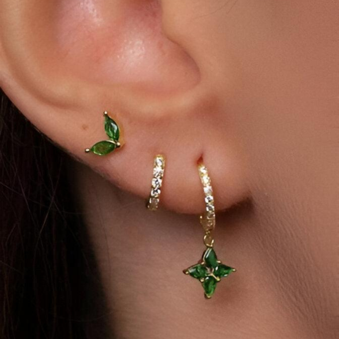Gold Plated Earring Set - Sophie-Nora Luxe