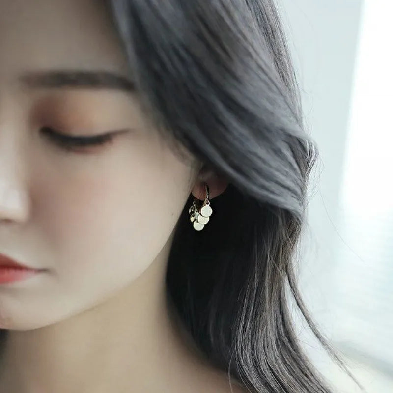 Golden Boho Hoop Earrings-GOLD-Nora Luxe