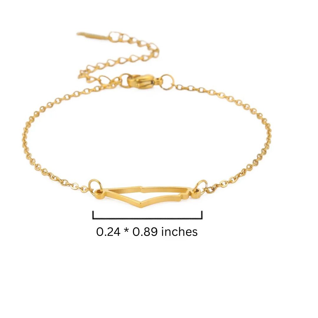 Golden Hoop Bracelet - Aurora-Gold-Nora Luxe