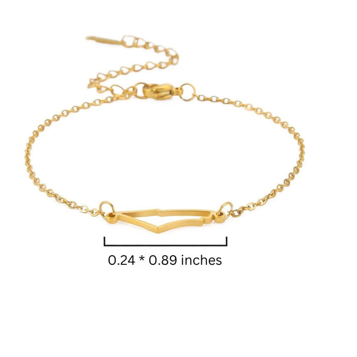 Golden Hoop Bracelet - Aurora-Gold-Nora Luxe