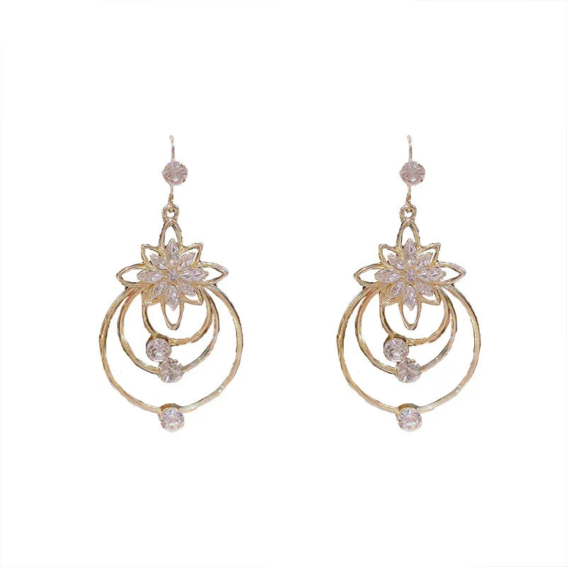Golden Hoop Earrings | Luxurious Jewellery-Nora Luxe