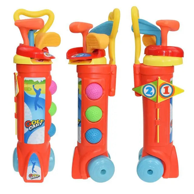 Golf Practice Set for Kids - KidSwing-Red-Nora Luxe