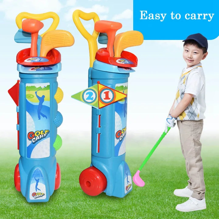 Golf Practice Set for Kids - KidSwing-Red-Nora Luxe